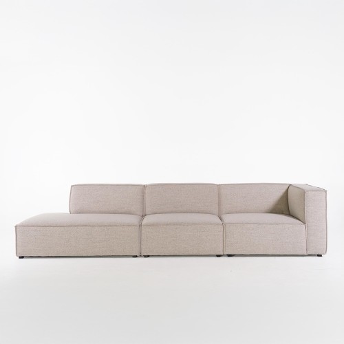 Gerades 3,5-Sitzer-Sofa mit linker Armlehne – Isla