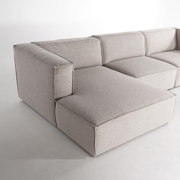 Sofa mit linker Récamiere, 3-Sitzer – Isla