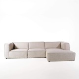 3-Sitzer-Sofa mit rechter Ottomane – Isla