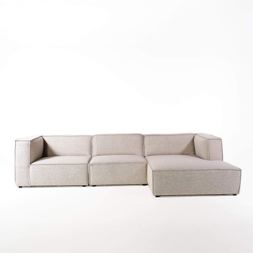 3-Sitzer-Sofa mit rechter Ottomane – Isla