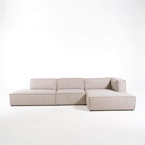 Ecksofa 4-Sitzer mit rechter Meridienne, links offen - Isla