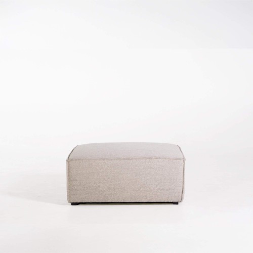 Pouf aus Chenille-Stoff – Isla
