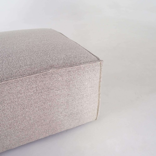 Pouf aus Chenille-Stoff – Isla