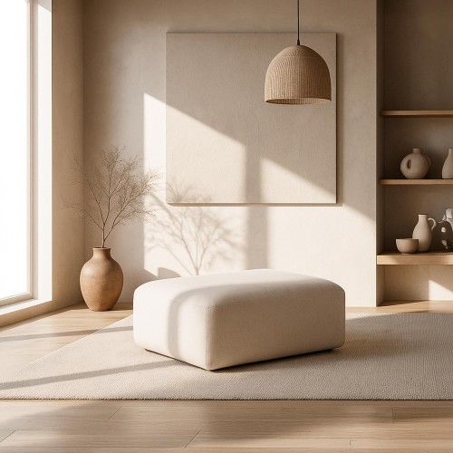 Pouf aus Stoff – Odea