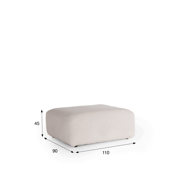 Pouf aus Stoff – Odea