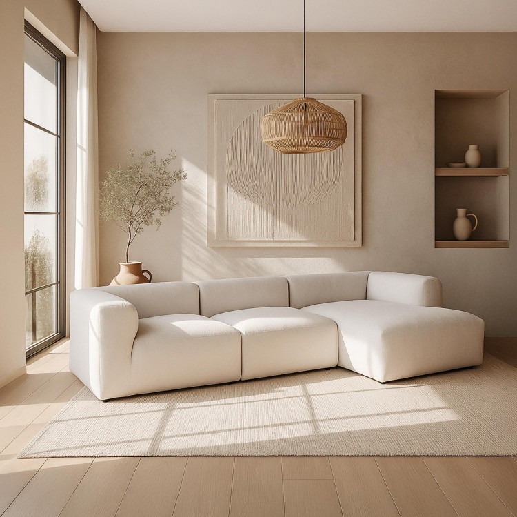 Sofa mit rechter Chaiselongue, 3-Sitzer – Odea