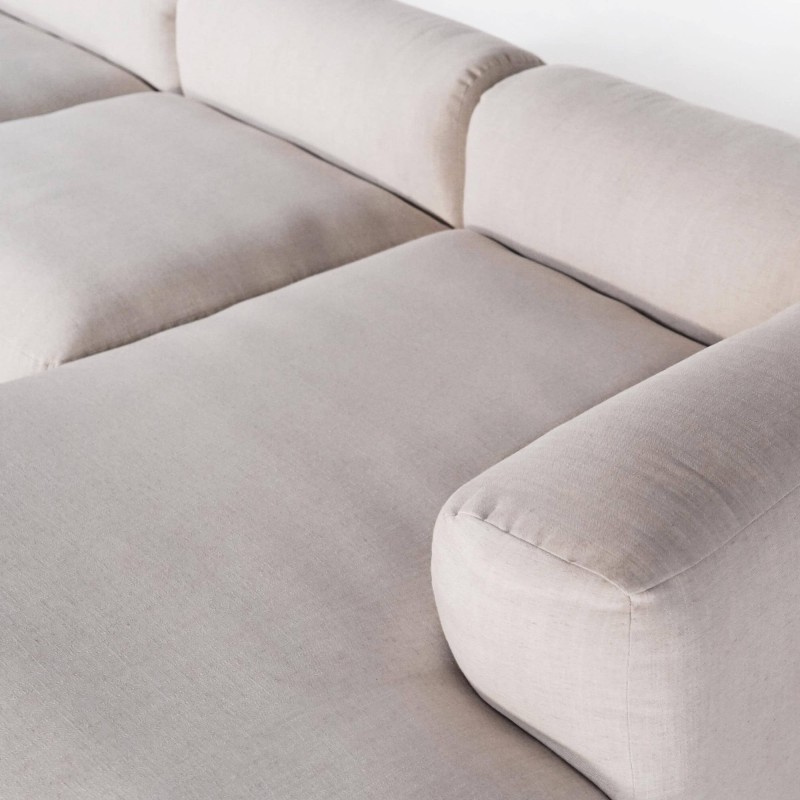 Sofa mit rechter Chaiselongue, 3-Sitzer – Odea