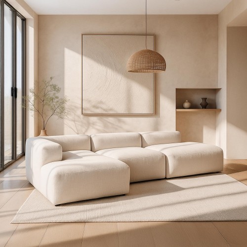 3,5-Sitzer-Sofa mit linker Chaiselongue – Odea