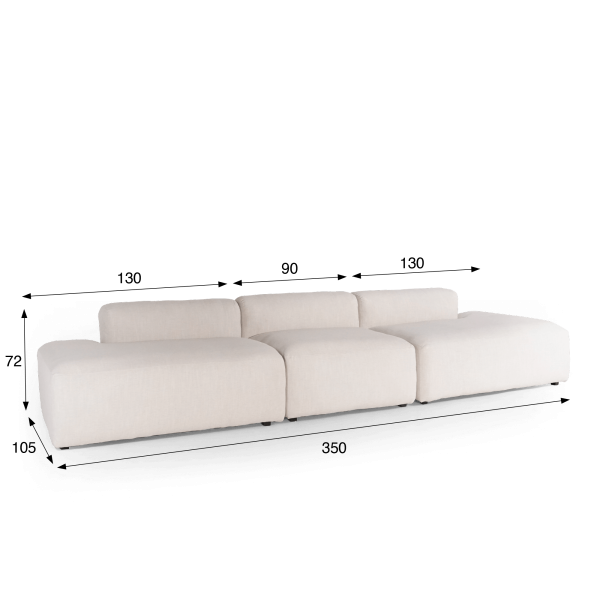 4-Sitzer-Sofa gerade – Odea