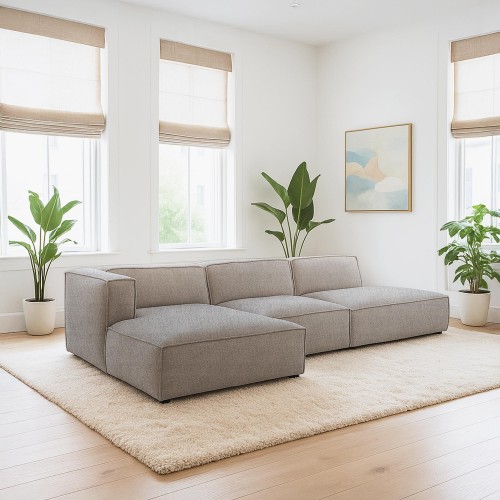 3,5-Sitzer-Sofa mit linker...