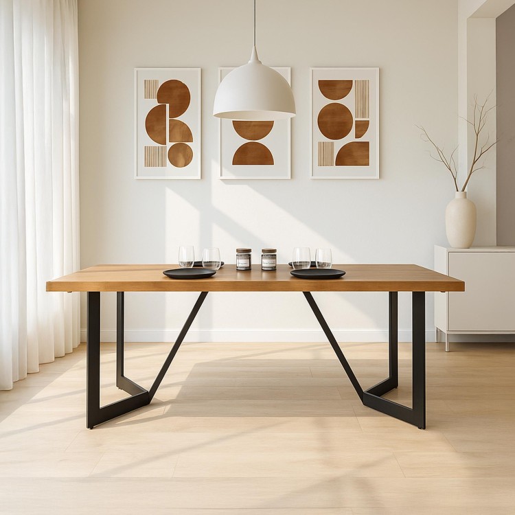 Esstisch aus Naturholz - New Jersey