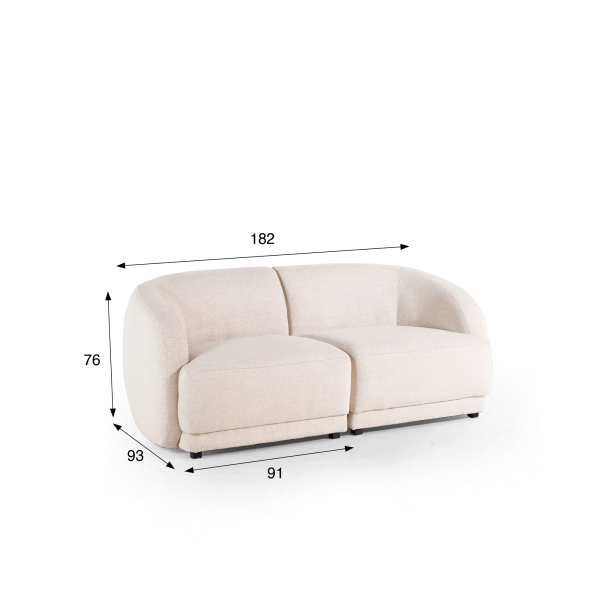 Design 2-Sitzer Sofa – Elora