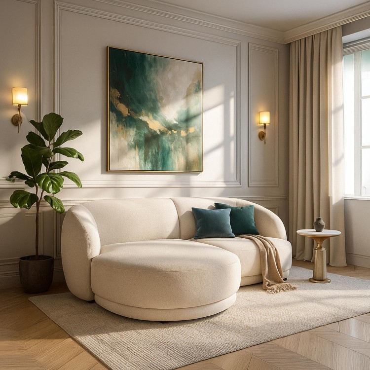 Ecksofa 3-Sitzer mit linker Récamiere – Elora