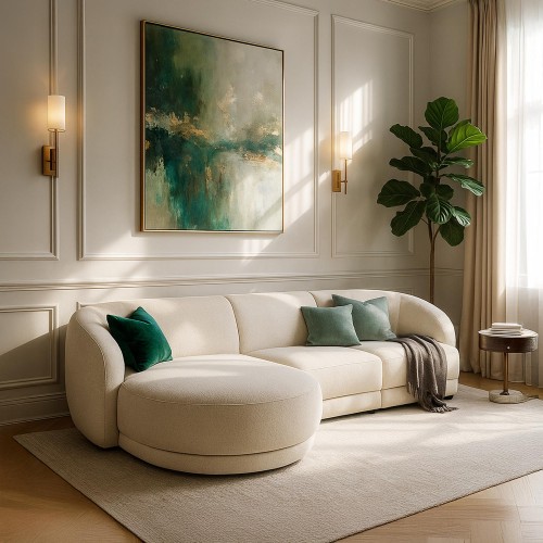 Ecksofa 4-Sitzer mit linker...