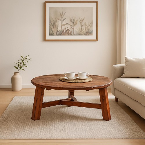 Couchtisch aus altem, recyceltem Holz - Reborn