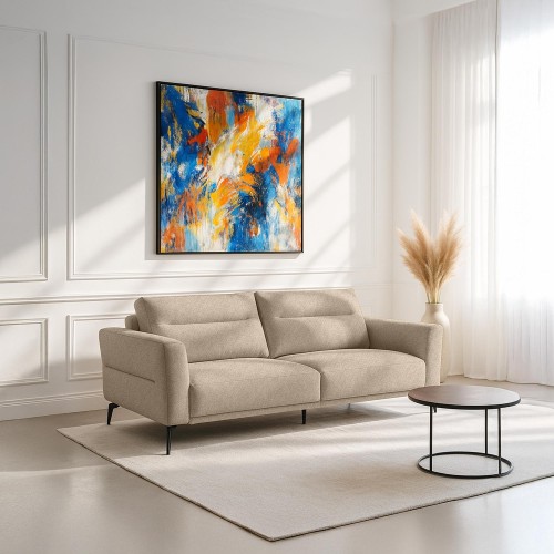 Modernes 3-Sitzer-Sofa aus Stoff – Nara