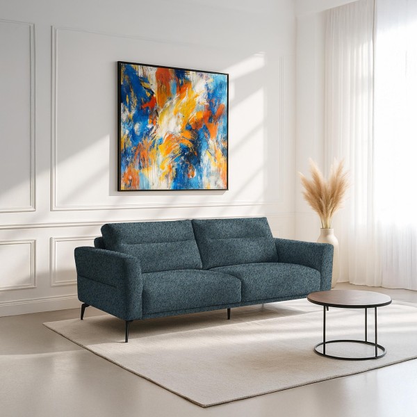 Modernes 3-Sitzer-Sofa aus Stoff – Nara