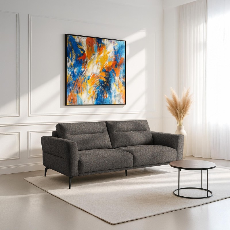 Modernes 3-Sitzer-Sofa aus Stoff – Nara