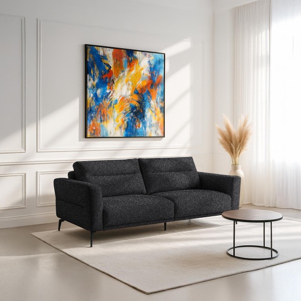 Modernes 3-Sitzer-Sofa aus Stoff – Nara
