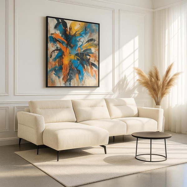 4-Sitzer Ecksofa mit linker Ottomane – Nara