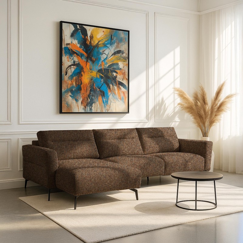 4-Sitzer Ecksofa mit linker Ottomane – Nara