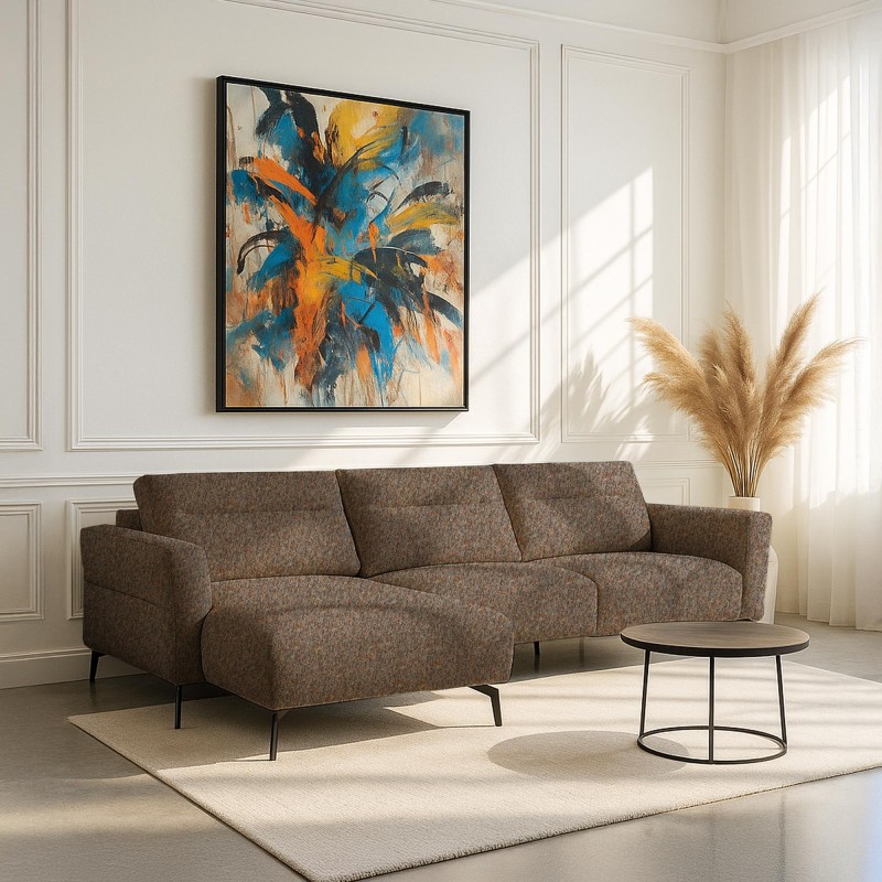 4-Sitzer Ecksofa mit linker Ottomane – Nara