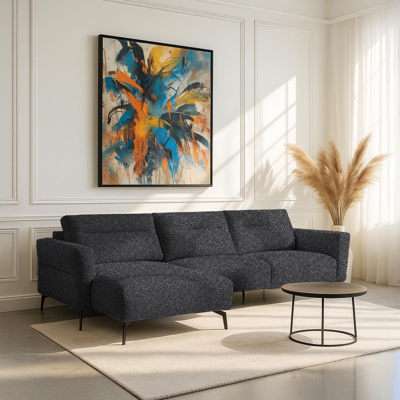 4-Sitzer Ecksofa mit linker Ottomane – Nara
