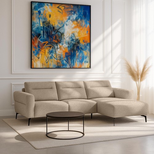 Ecksofa 4-Sitzer mit rechter Meridienne – Nara