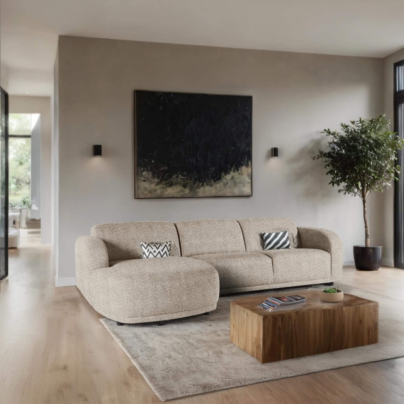 Ecksofa 4-Sitzer mit linker Méridienne – Syra