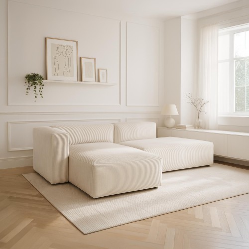 Ecksofa 3-Sitzer mit linker...