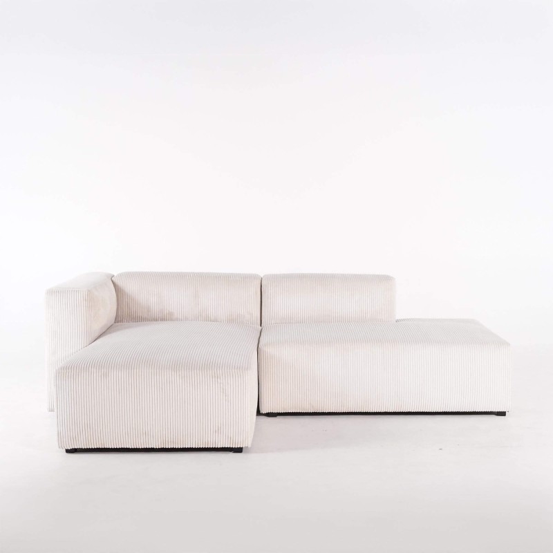 Ecksofa 3-Sitzer mit linker Méridienne, offen rechts – Lyra