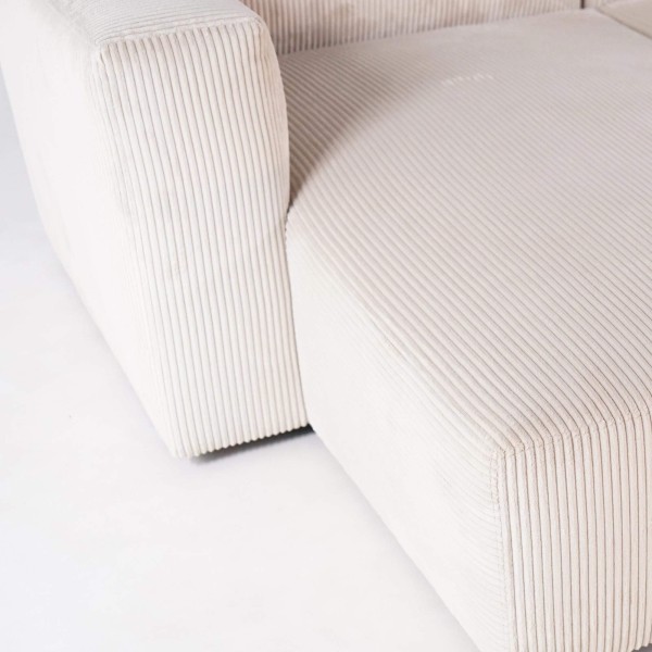 Ecksofa 3-Sitzer mit linker Méridienne, offen rechts – Lyra