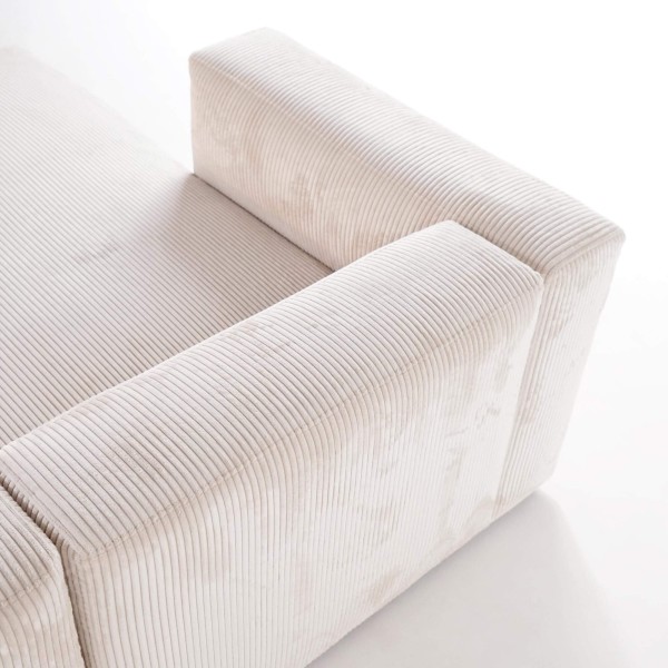 Ecksofa 3-Sitzer mit linker Méridienne, offen rechts – Lyra