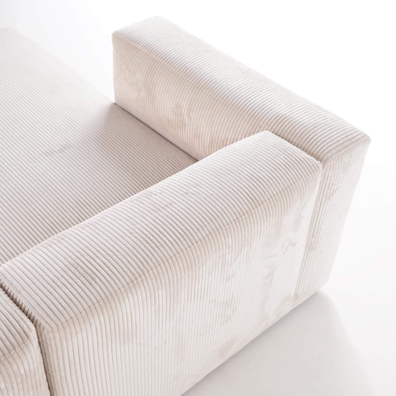 Ecksofa 3-Sitzer mit linker Méridienne, offen rechts – Lyra