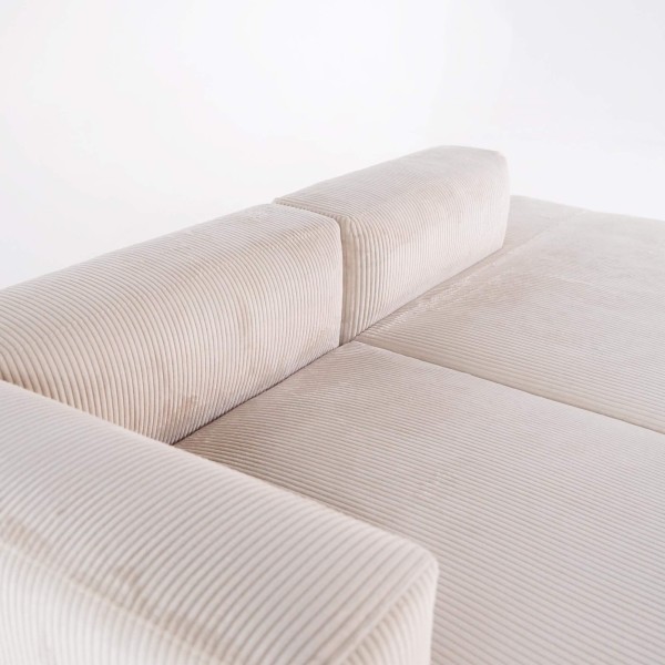 Ecksofa 3-Sitzer mit linker Méridienne, offen rechts – Lyra