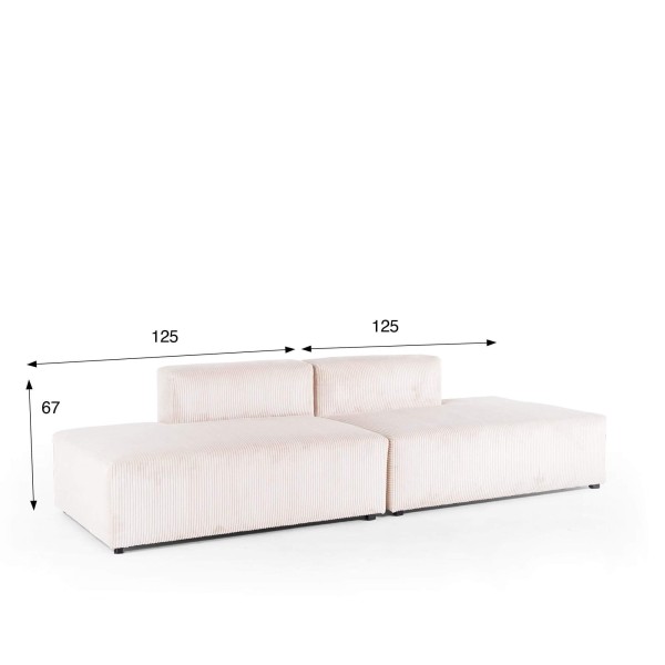 Design-Sofa 4-Sitzer – Lyra