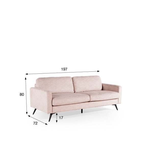 Design 3-Sitzer Sofa – Siena