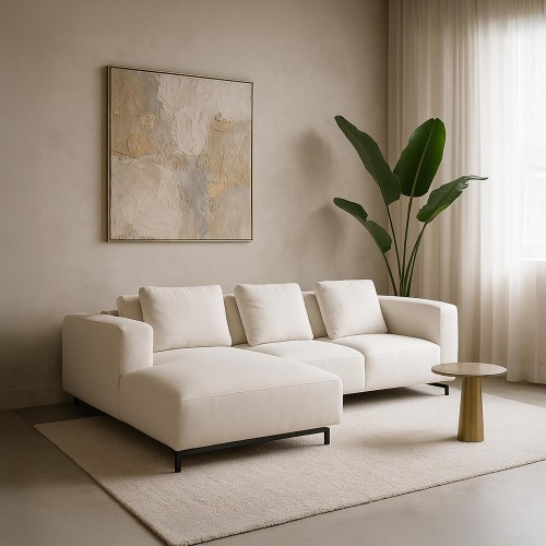 Ecksofa 4-Sitzer mit linker Ottomane – Miro