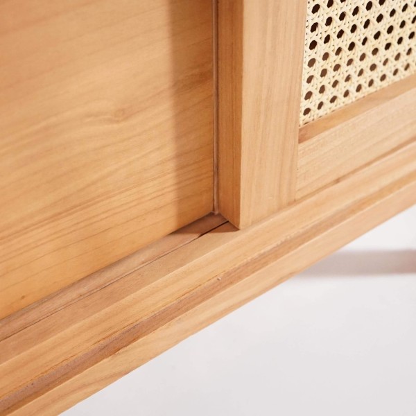 Badezimmermöbel aus Massivholz auf Füßen 140 cm - Anaya