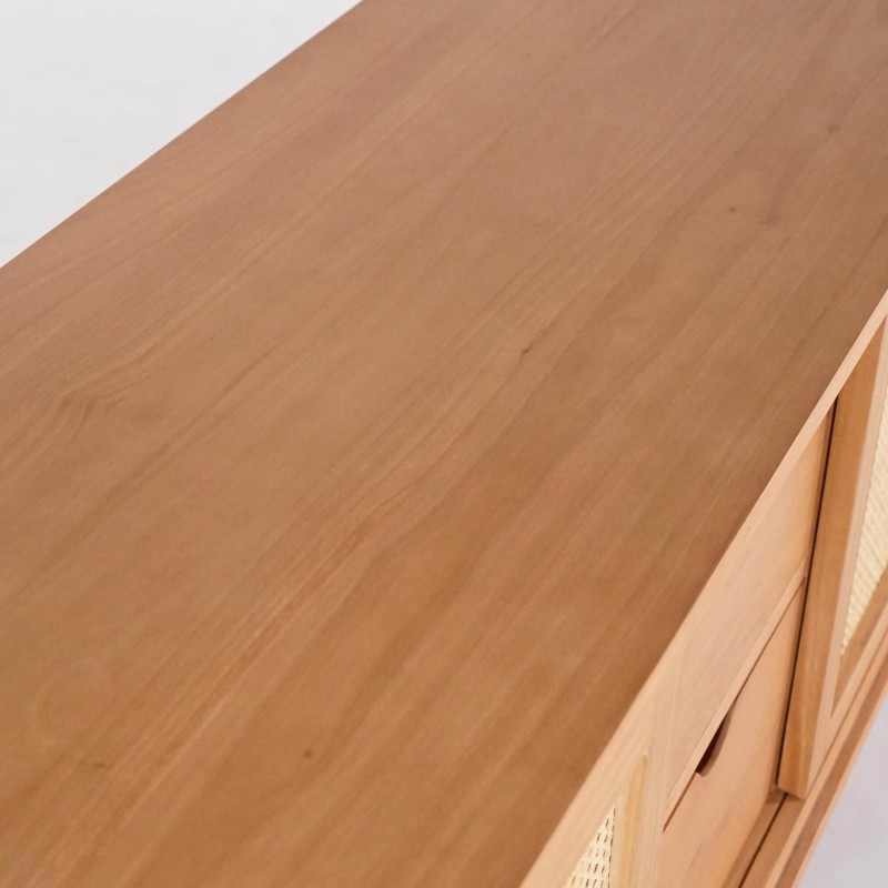 Badezimmermöbel aus Massivholz auf Füßen 140 cm - Anaya