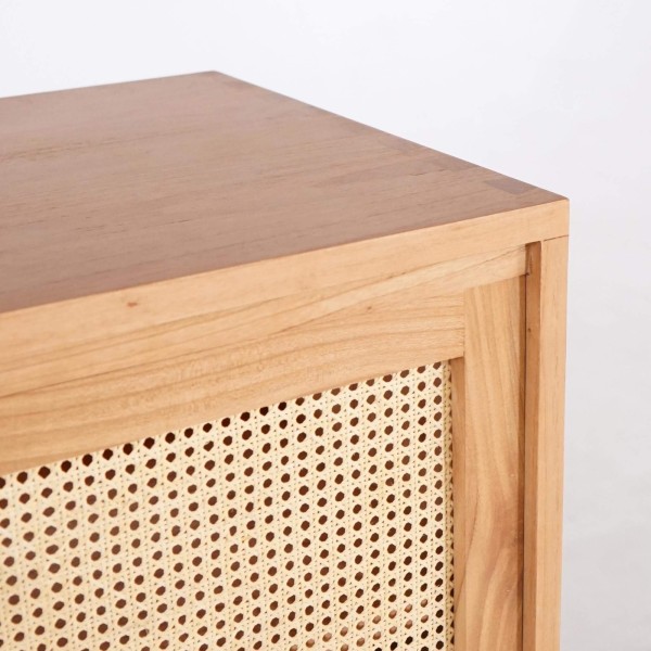 Badezimmermöbel aus Massivholz auf Füßen 140 cm - Anaya