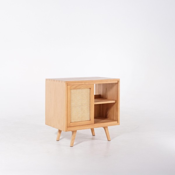 Badezimmermöbel aus Massivholz auf Füßen 80 cm - Anaya