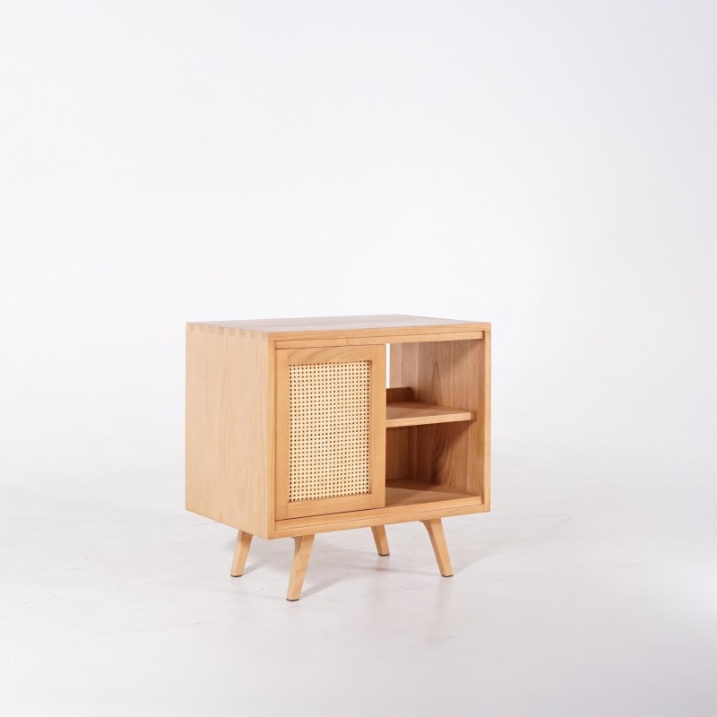 Badezimmermöbel aus Massivholz auf Füßen 80 cm - Anaya