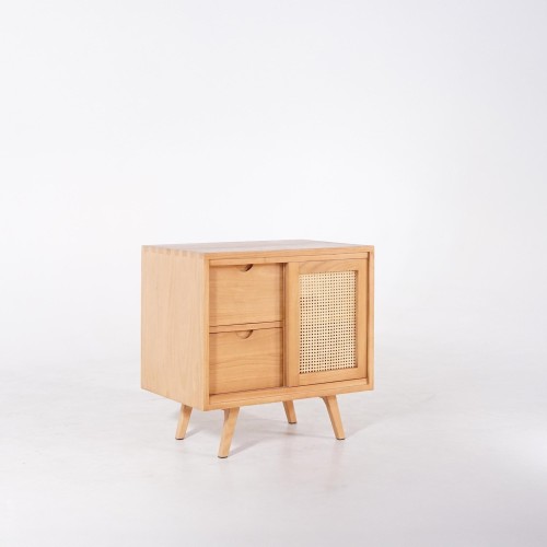 Badezimmermöbel aus Massivholz auf Füßen 80 cm - Anaya