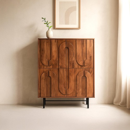 Massivholz-Barschrank – Flow