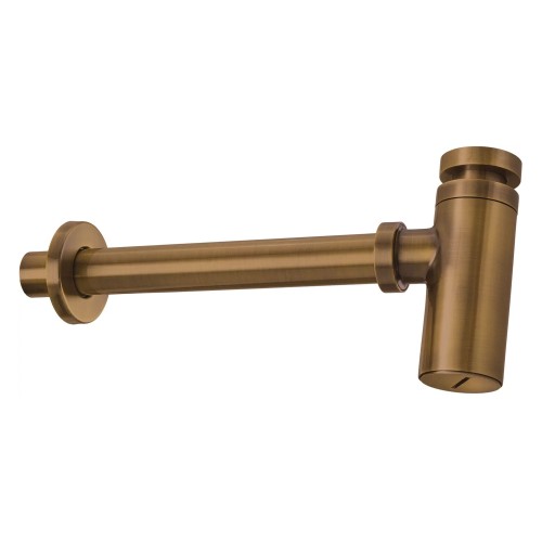 Siphon für Badezimmerwaschbecken, Gebürstete Bronze