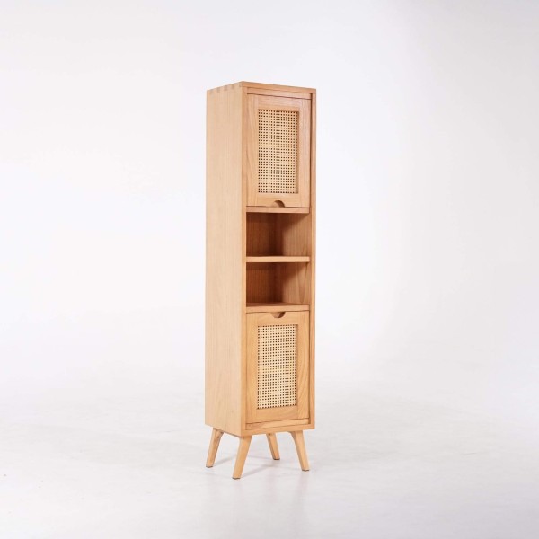 Badezimmerhochschrank aus Holz – Anaya