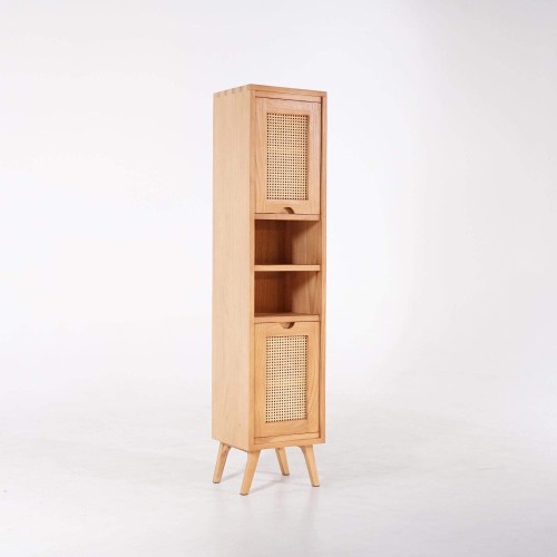 Badezimmerhochschrank aus Holz – Anaya