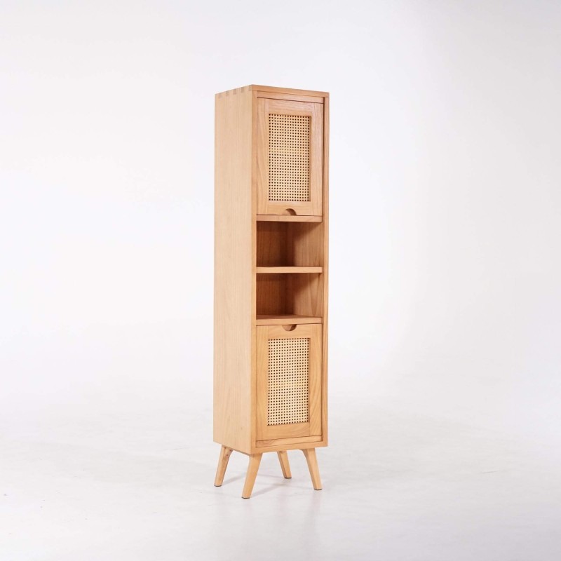 Badezimmerhochschrank aus Holz – Anaya