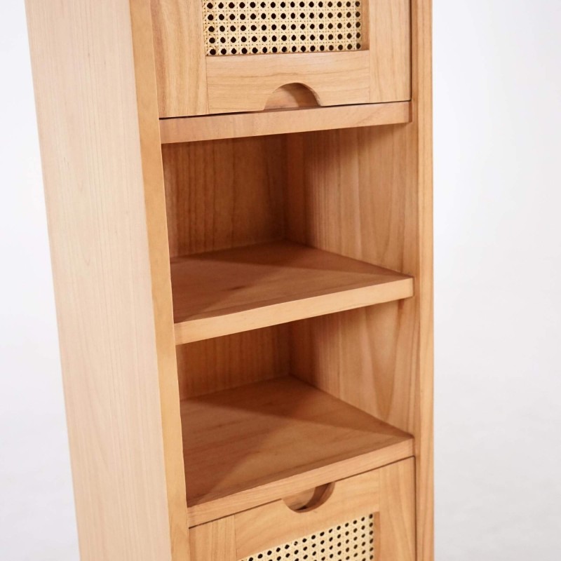 Badezimmerhochschrank aus Holz – Anaya